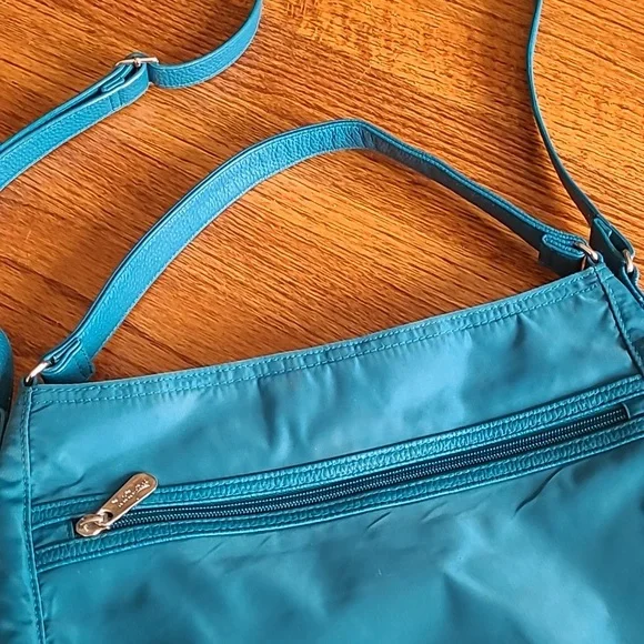 Thirty-one Teal BlueGreen Crossbody Bag - Picture 4 of 14